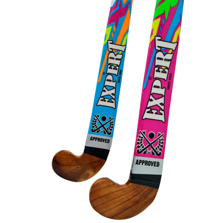 Palo De Hockey Expert Gold Madera Reforzado 28 A 37.5 Rosado - Talle 32