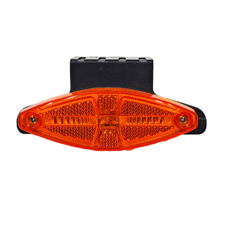 FAROL - LATERAL AMBAR LED 12V/24V 12X4CM ROMBO C/FICHA - FAROL - LATERAL AMBAR LED 12V/24V 12X4CM ROMBO C/FICHA -