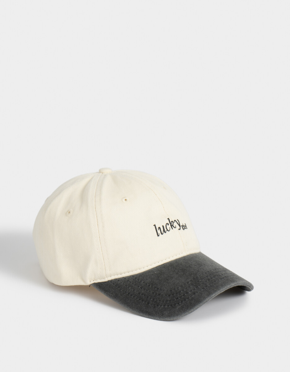 Gorra Bicolor Bordada 