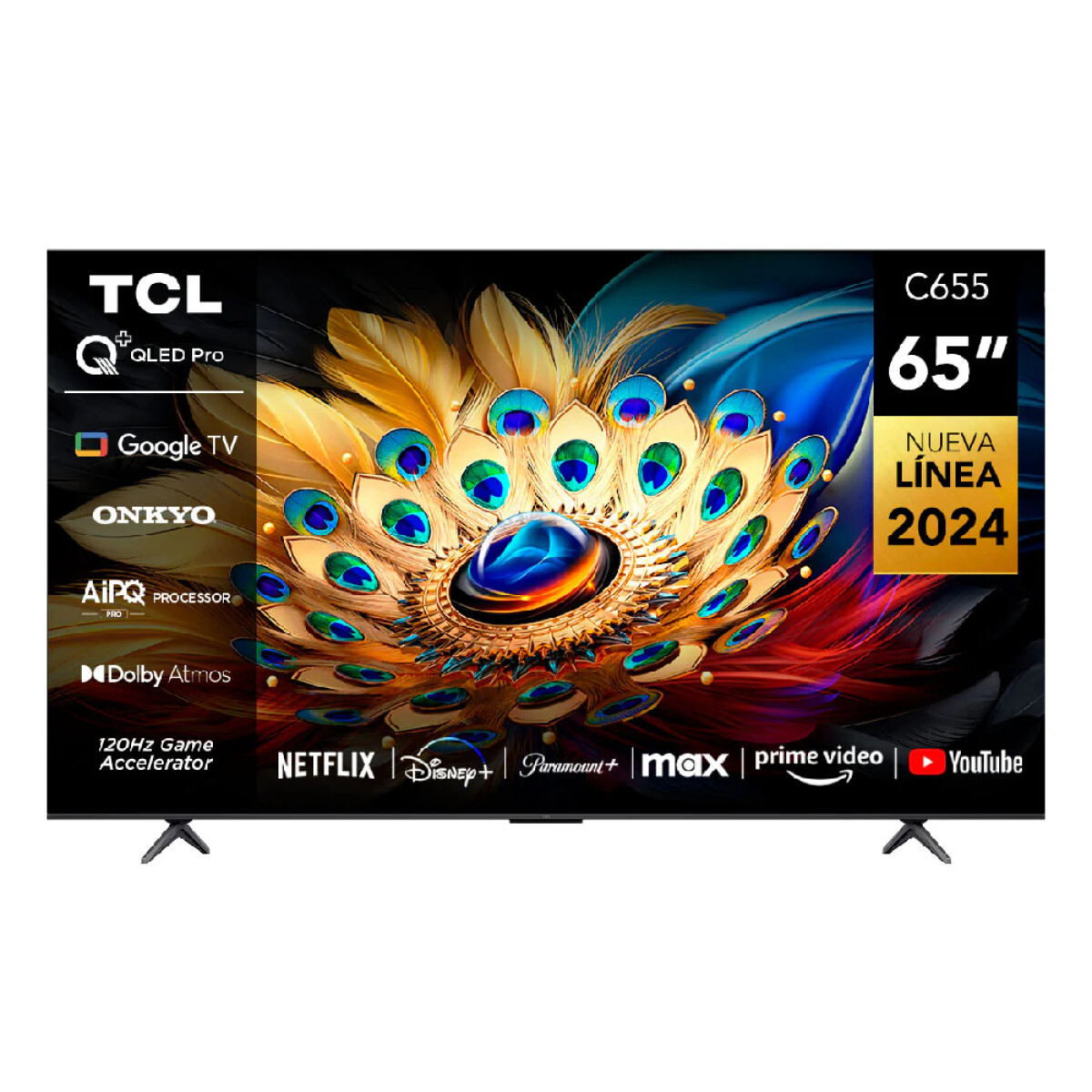 Smart TV TCL 65" QLED 4K 65C655 