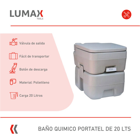 Baño químico portátil 20Lts Baño químico portátil 20Lts