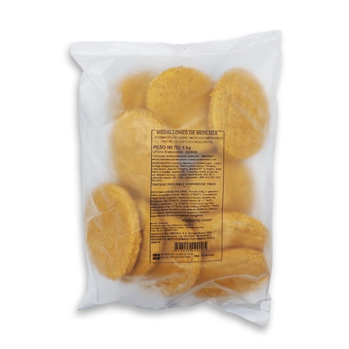 Medallon Merluza Solimero 