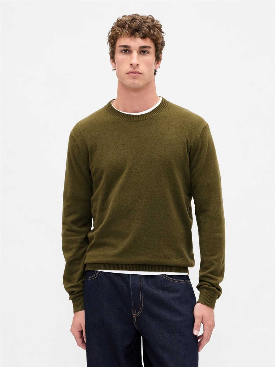 Buzo Cashsoft Hombre - Ripe Olive 
