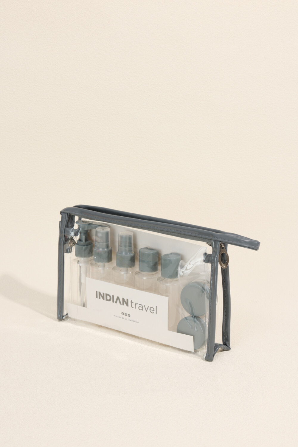 Set De Viaje 9 Un. Gris