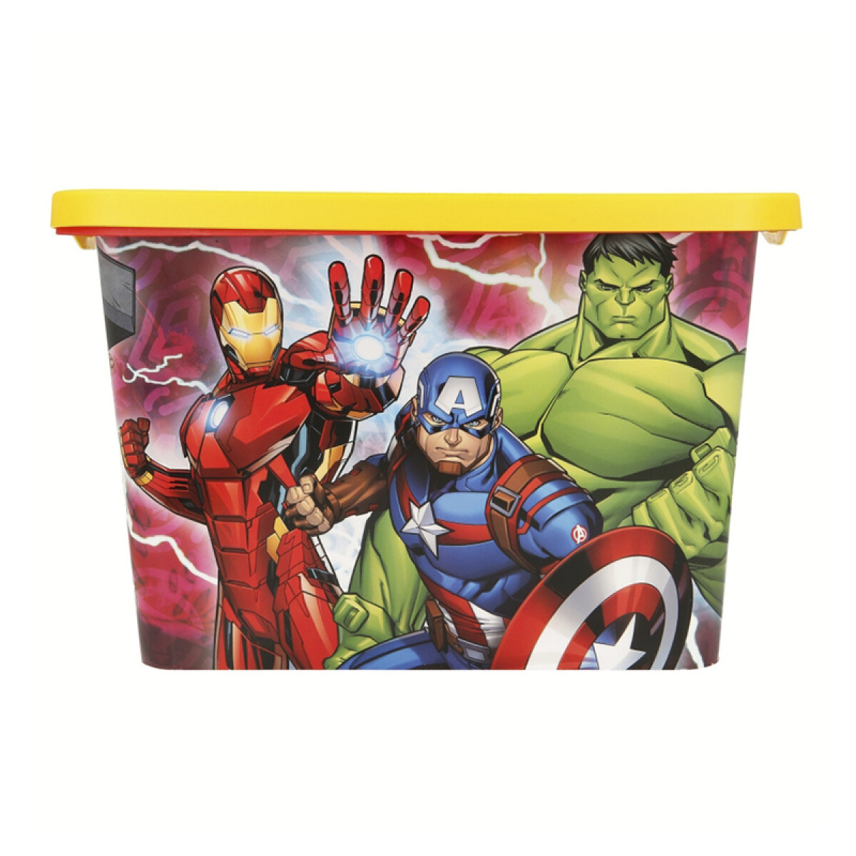 Caja Organizadora Infantil Avengers 7 Lts Plástica 