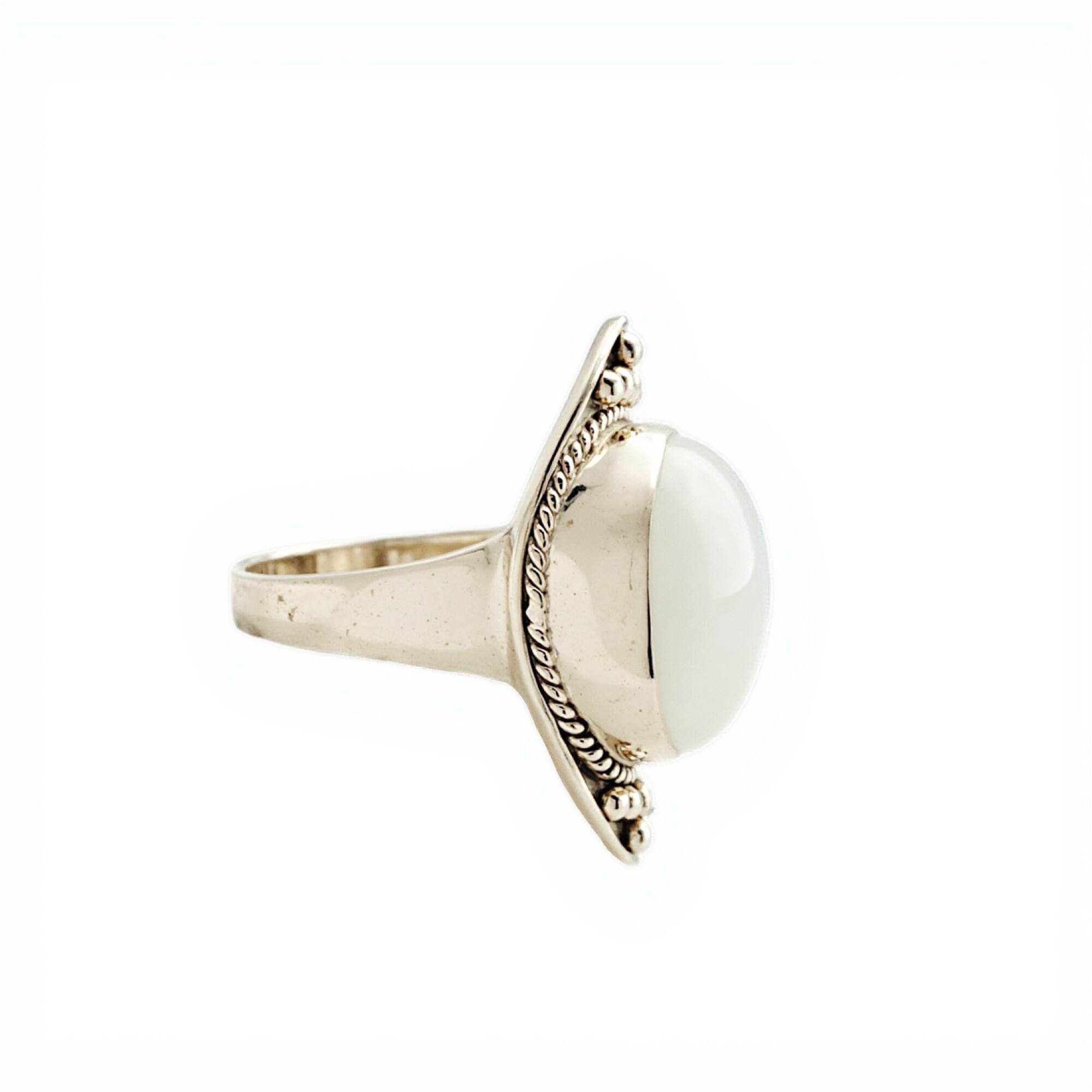 Anillo Oval-Plata 925-Piedra Luna-AN3115 - conpiedra — Mamba Negra