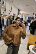 Blusa Merin MARRON