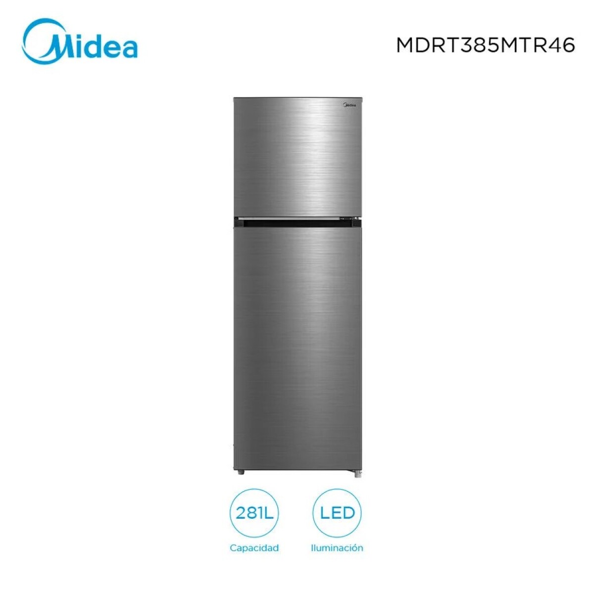 Refrigerador MIDEA MDRT385MTR03 Capacidad 281 Lt Frío Húmedo 