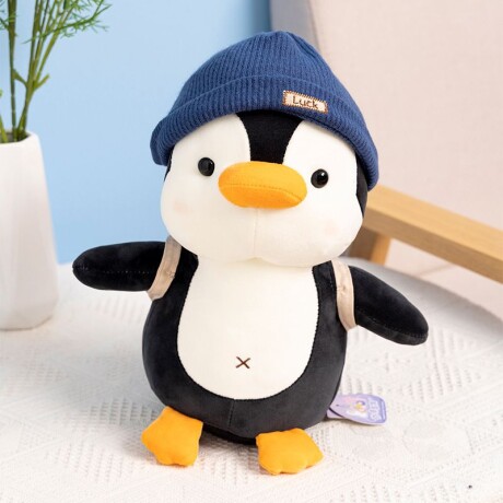 Peluche Pingüino Polar Azul Algodón Altura 27cm Peluche Pingüino Polar Azul Algodón Altura 27cm