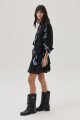 Falda Blossom Negro