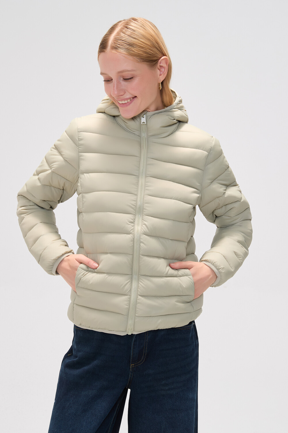 Campera Eddin Verde Palido