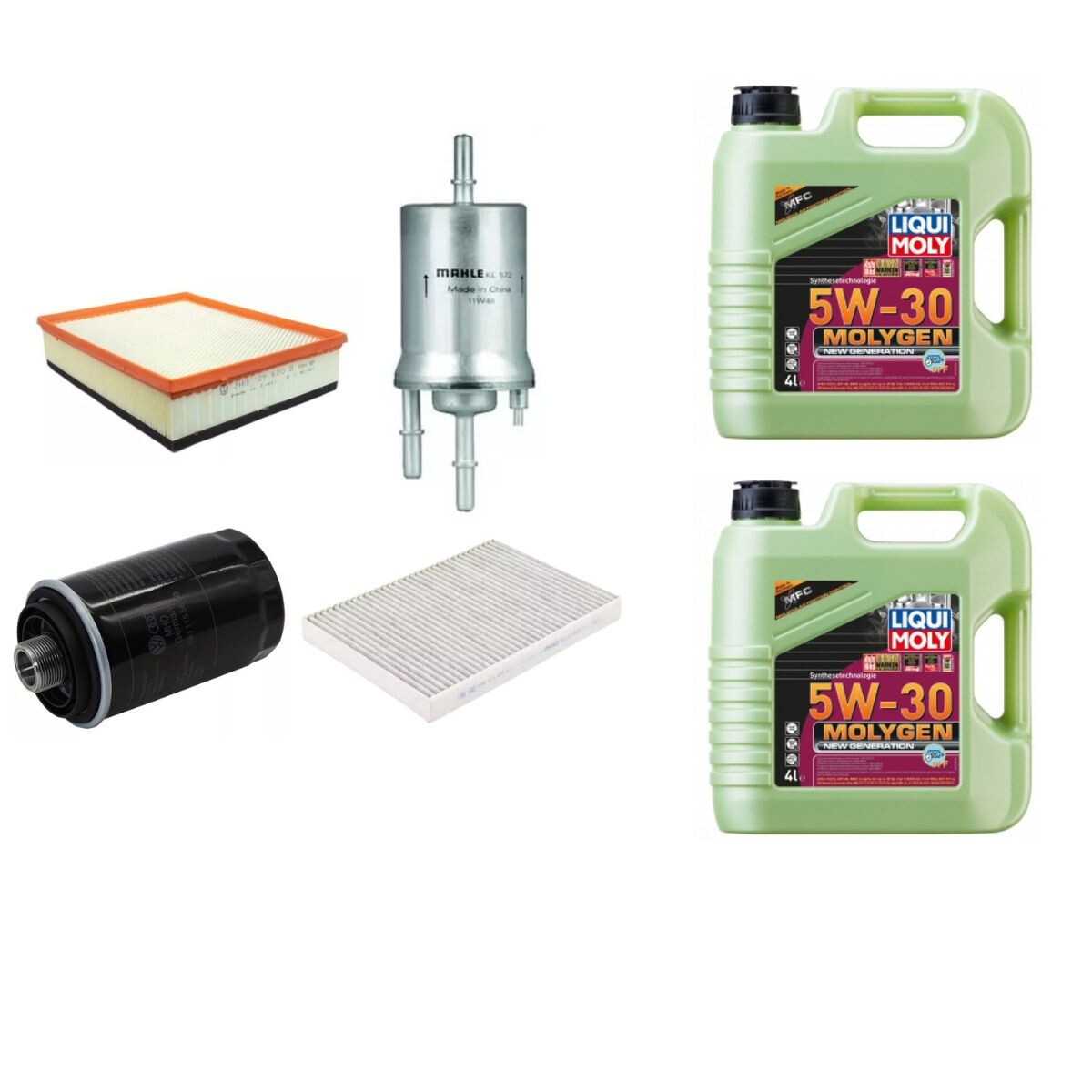 KIT DE FILTROS Y ACEITE 5W30 LIQUI MOLY (TSI) 