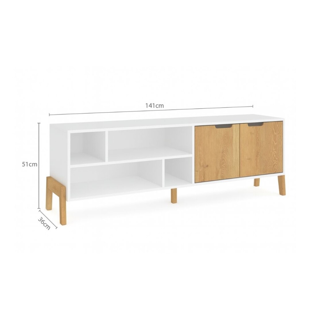 RACK LINEA WOOD BLANCO