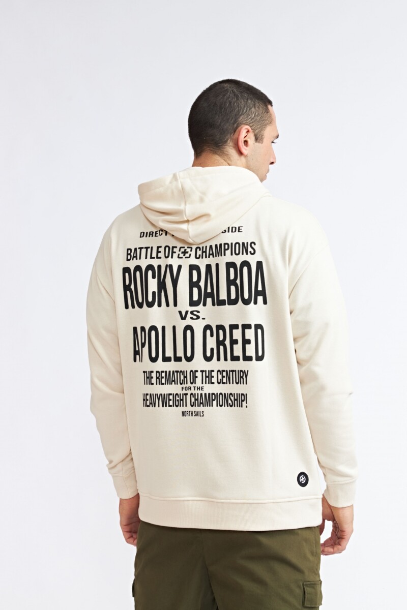 Buzo con capucha N+ - Beige 