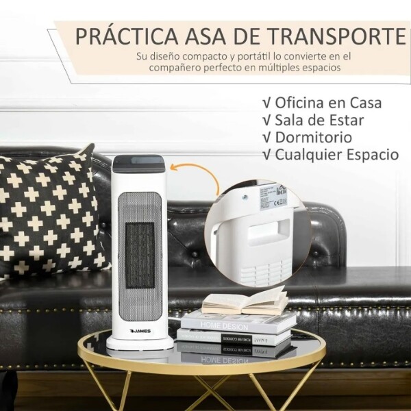Caloventilador James 2000w Ptc Cvtt 5951 CALOVENTILADOR JAMES 2000W PTC CVTT 5951