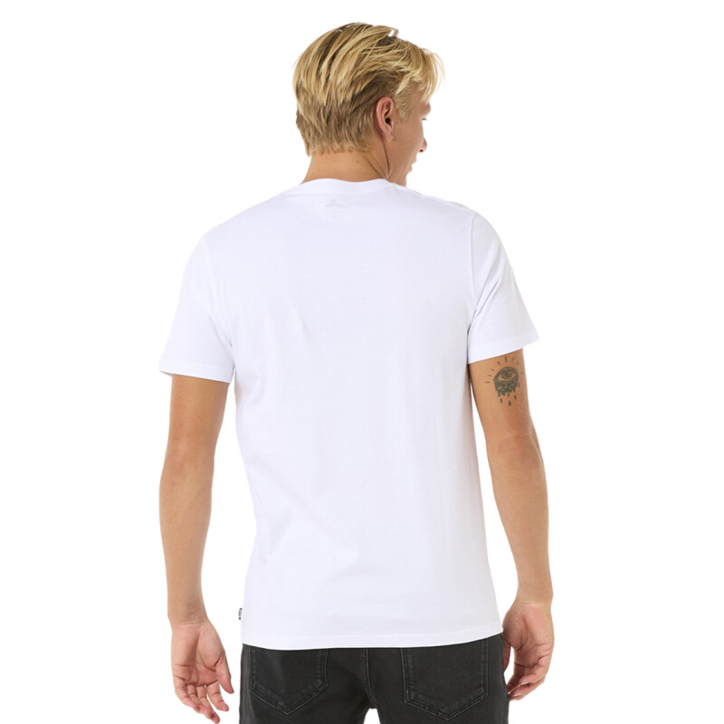 Remera Rip Curl Wettie Icon - Blanco Remera Rip Curl Wettie Icon - Blanco