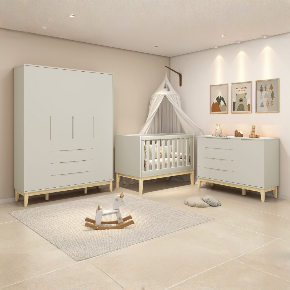 Ropero 4 Puertas 3 Cajones Infantil - Eife Arena