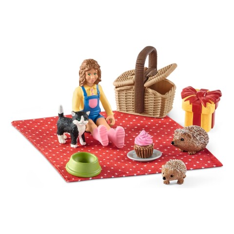 Juguete Muñeco Picnic De Cumpleaños Schleich Infantil Niño Juguete Muñeco Picnic De Cumpleaños Schleich Infantil Niño