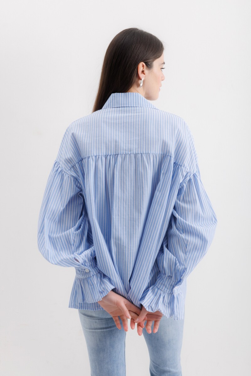 Camisa Gaia Celeste