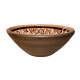 Bacha Rustica Eliptica De 30X12Cm Color Beige