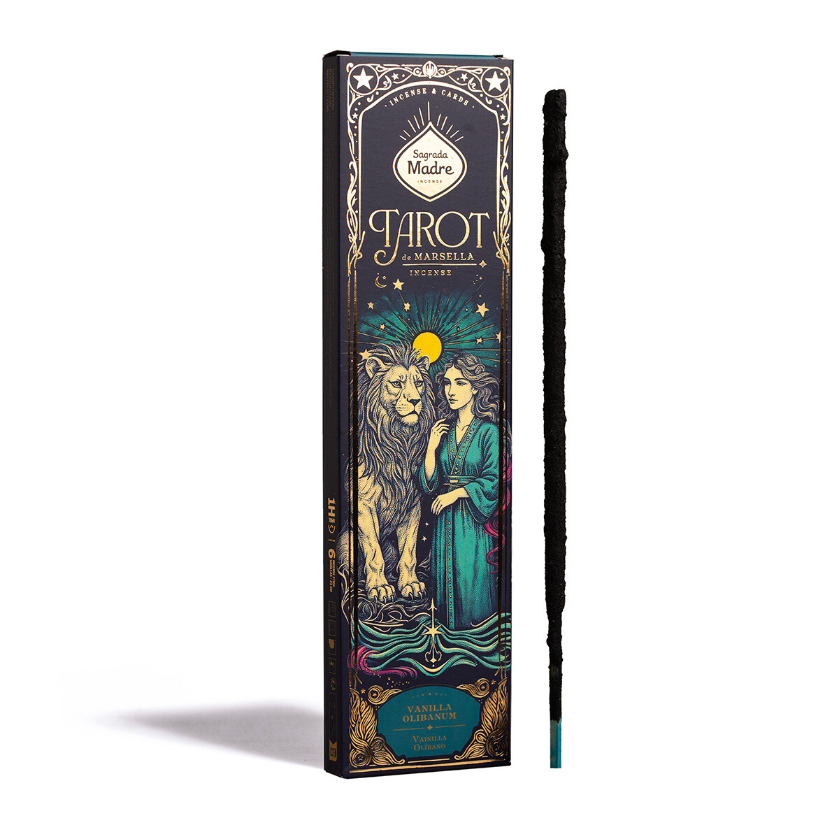 INCIENSO TAROT MARSELLA SAGRADA MADRE X6 - Vainilla/olibano 