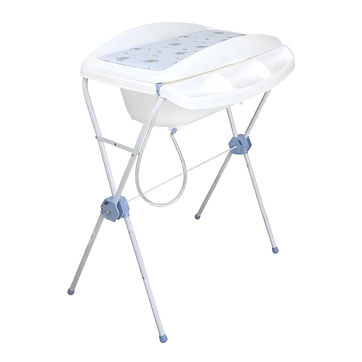 Bañito Catre Plegable para Bebe con Cambiador Bebesit Shower - Azul 