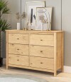 Comoda 6 Cajones Mari Marron