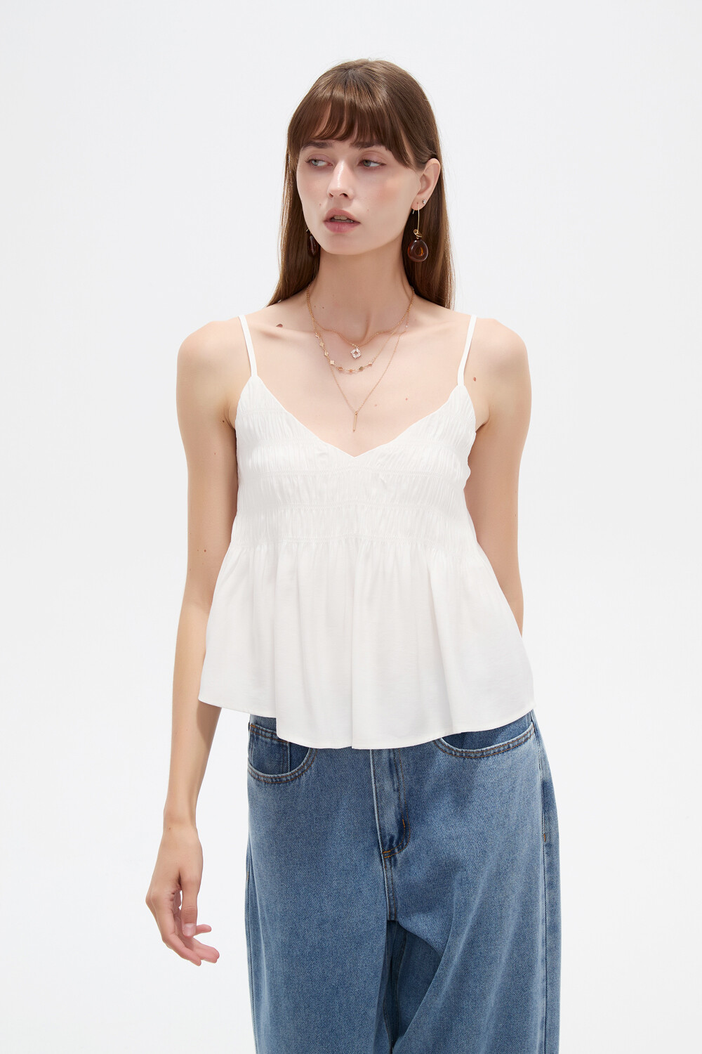 Musculosa Leka Marfil / Off White