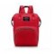 Bolso Mochila Maternal Bebe Resistente Impermeable Madre Rojo