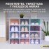 Caja Organizadora Zapatos Zapatera 12 Unidades Caja Apilable Color Variante Corazonblanco