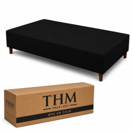 Sommier Smartbox HAMPTONS 1 plaza 80x185 Bronze NEGRO