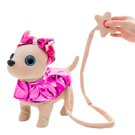 Cartera Infantil Juguete Perrito De Peluche Niñas Fucsia