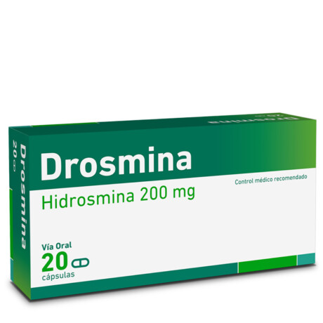 Drosmina 200mg 20 Cápsulas Drosmina 200mg 20 Cápsulas