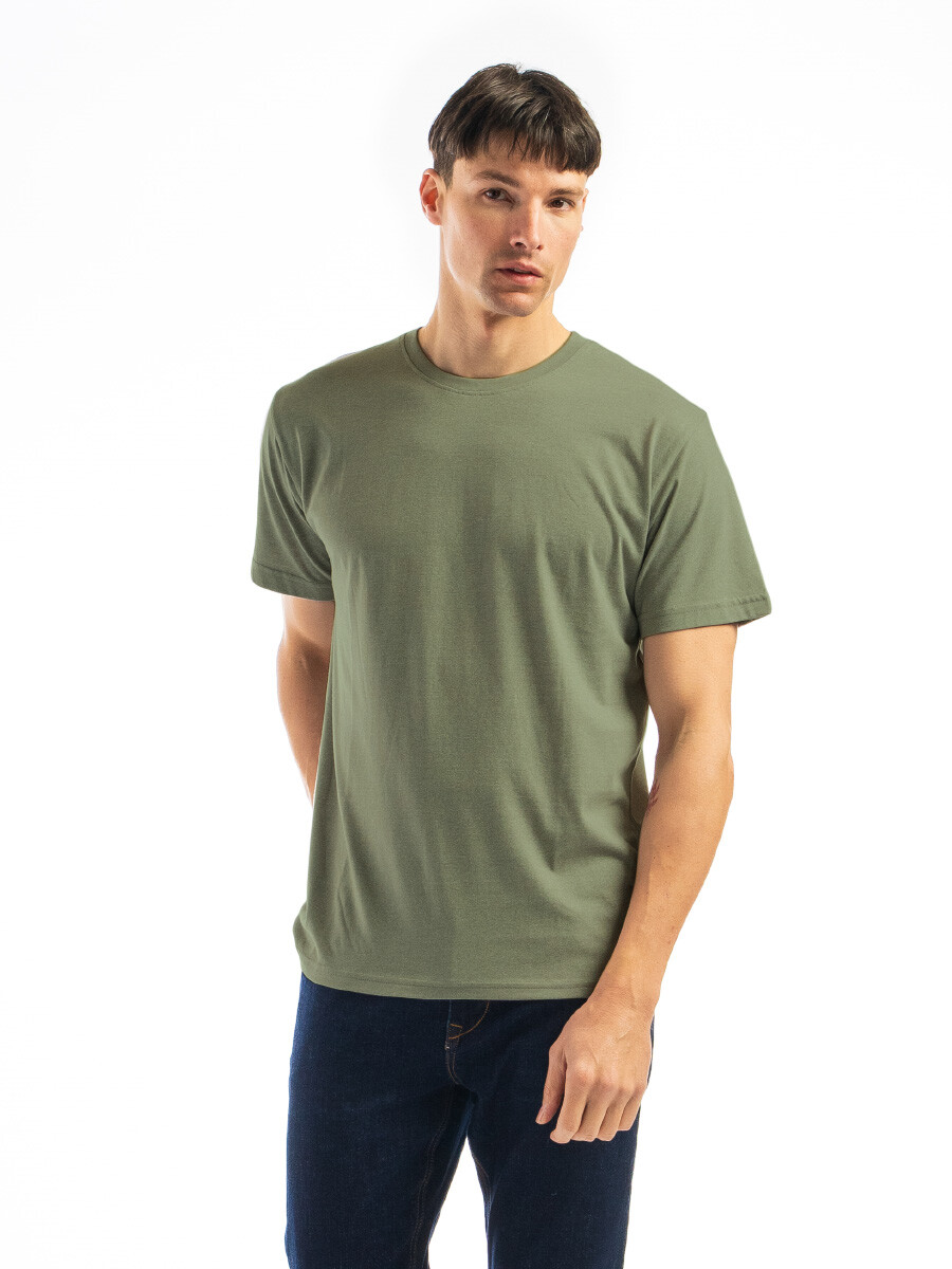 Remera Cuello Base - Verde 