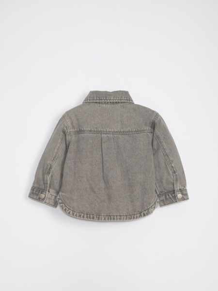 Sobrecamisa jean Gris