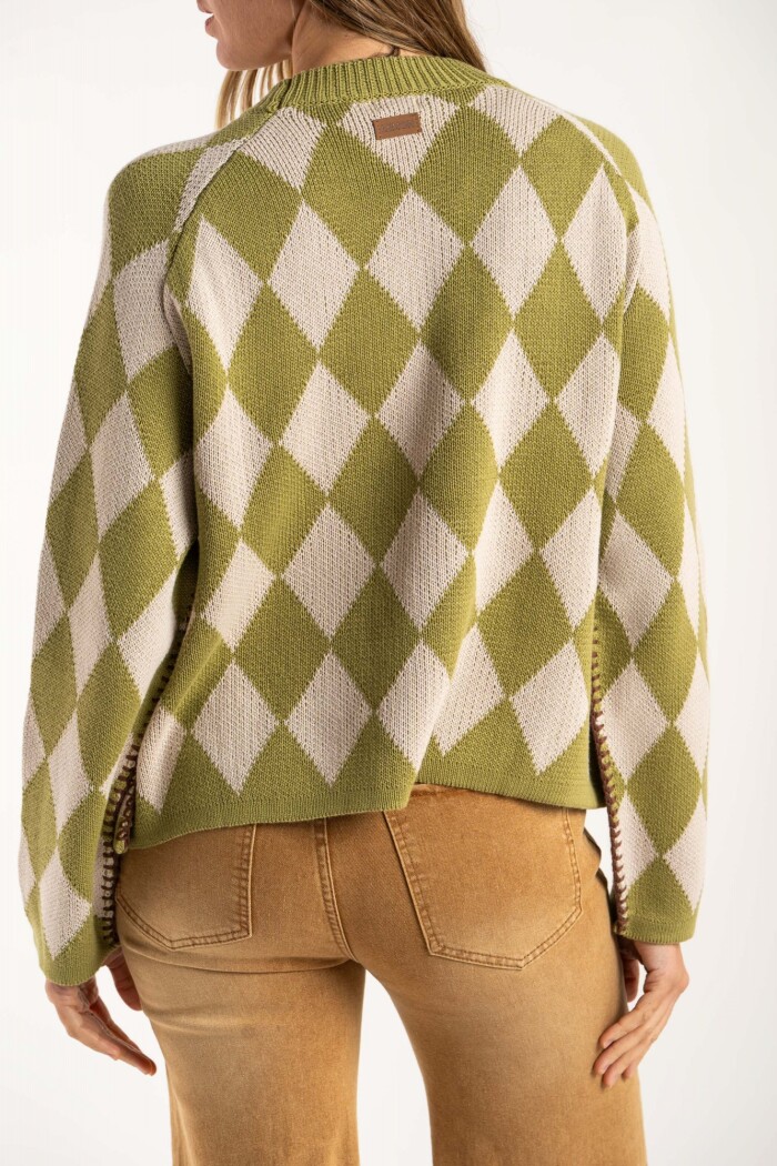 Sweater Rombos Oliva