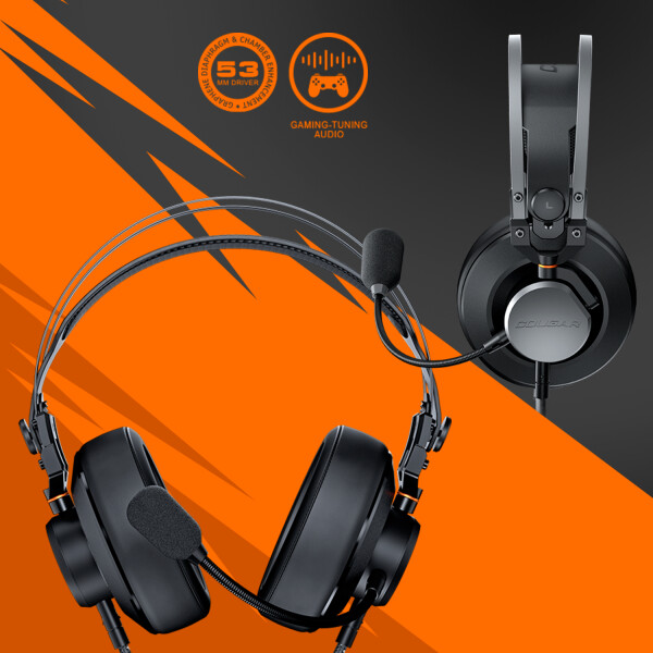 Vincha Gamer Cougar Vm410 Classic VINCHA COUGAR VM 410