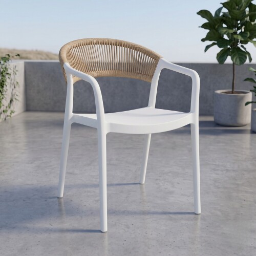 Silla de Jardín Valencia Blanco