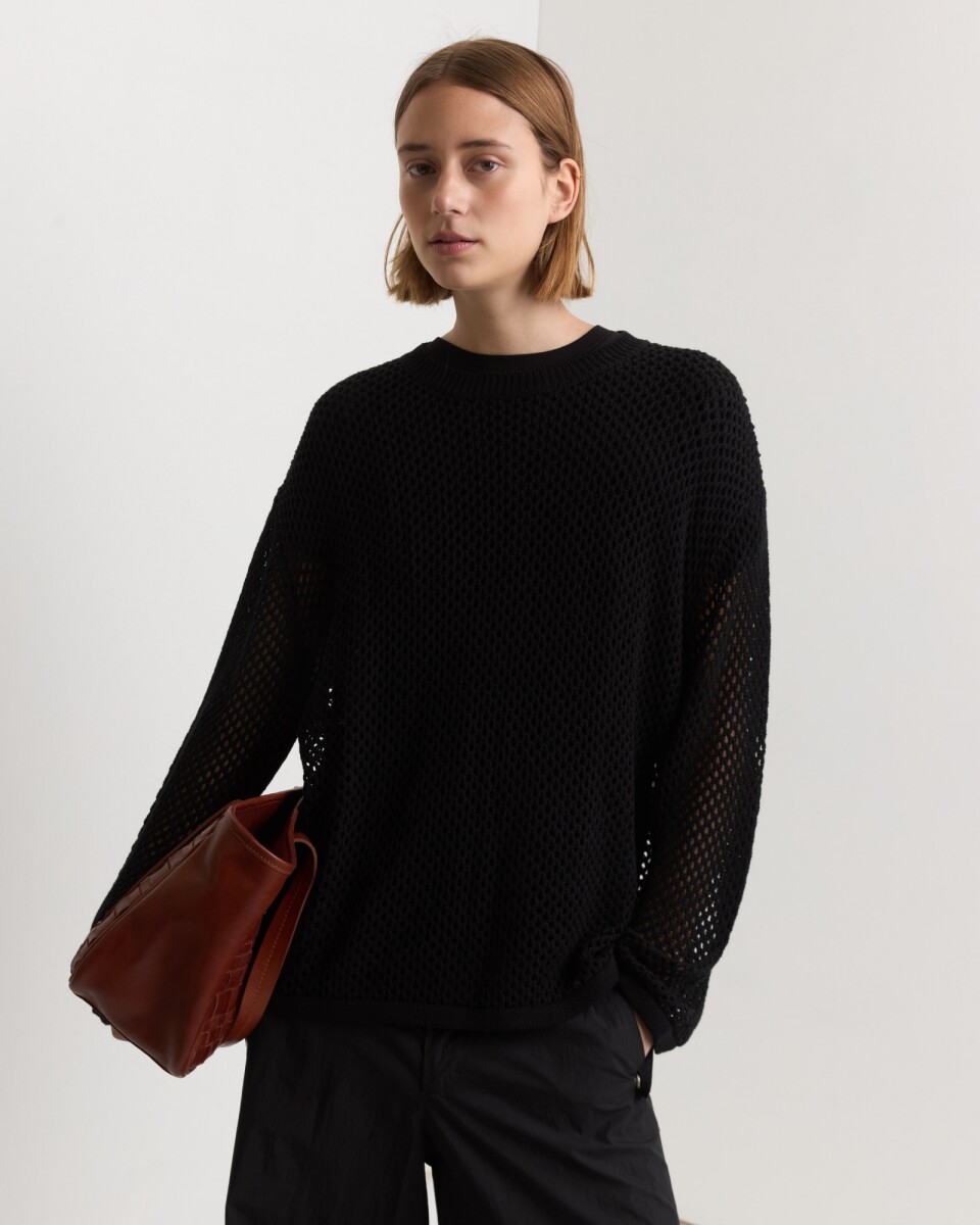 Sweater Boho - Negro 