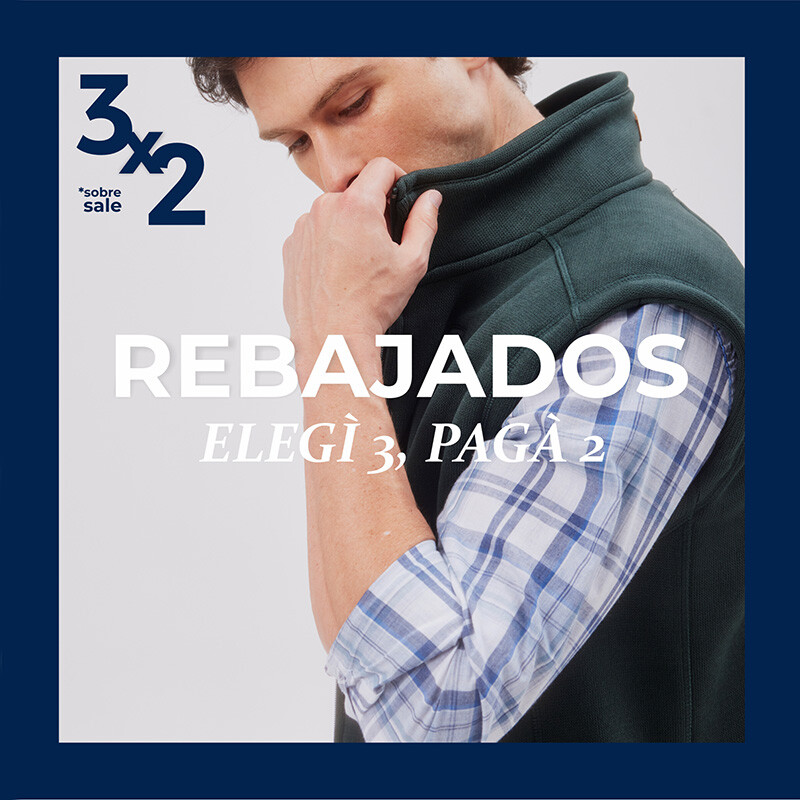 REBAJADOS 3x2