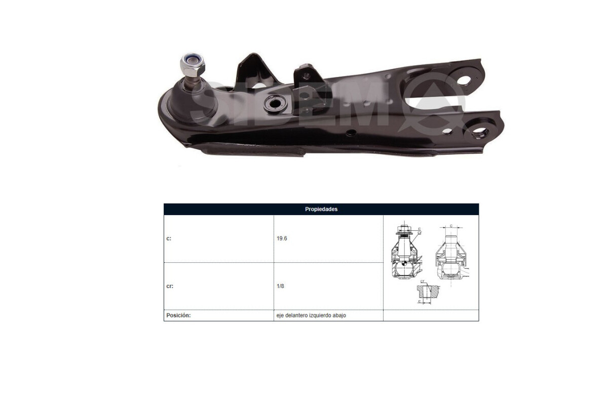 Parilla De Suspension Delantera Nissan D22 96-25 Izq Parilla De Suspension Delantera Nissan D22 96-25 Izq