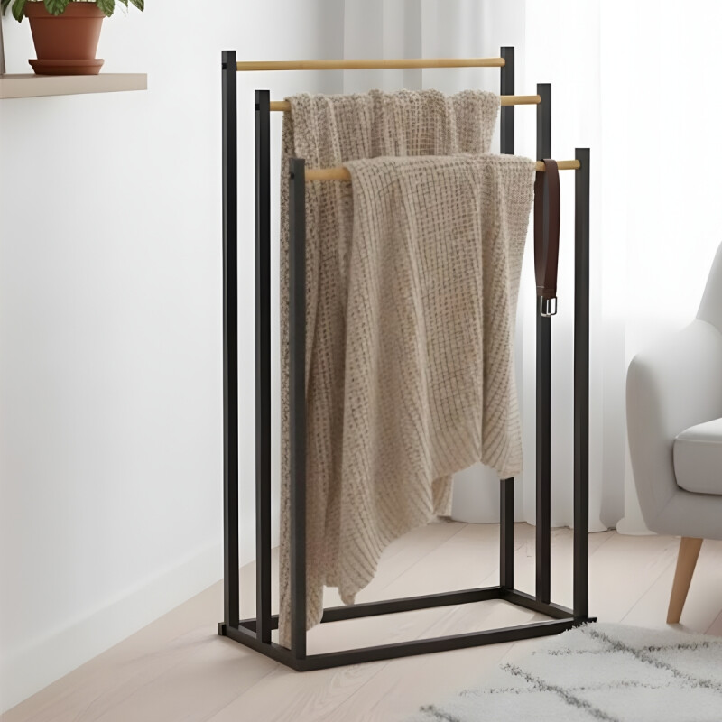 Despojador de bamboo 45x21x86cm NEGRO