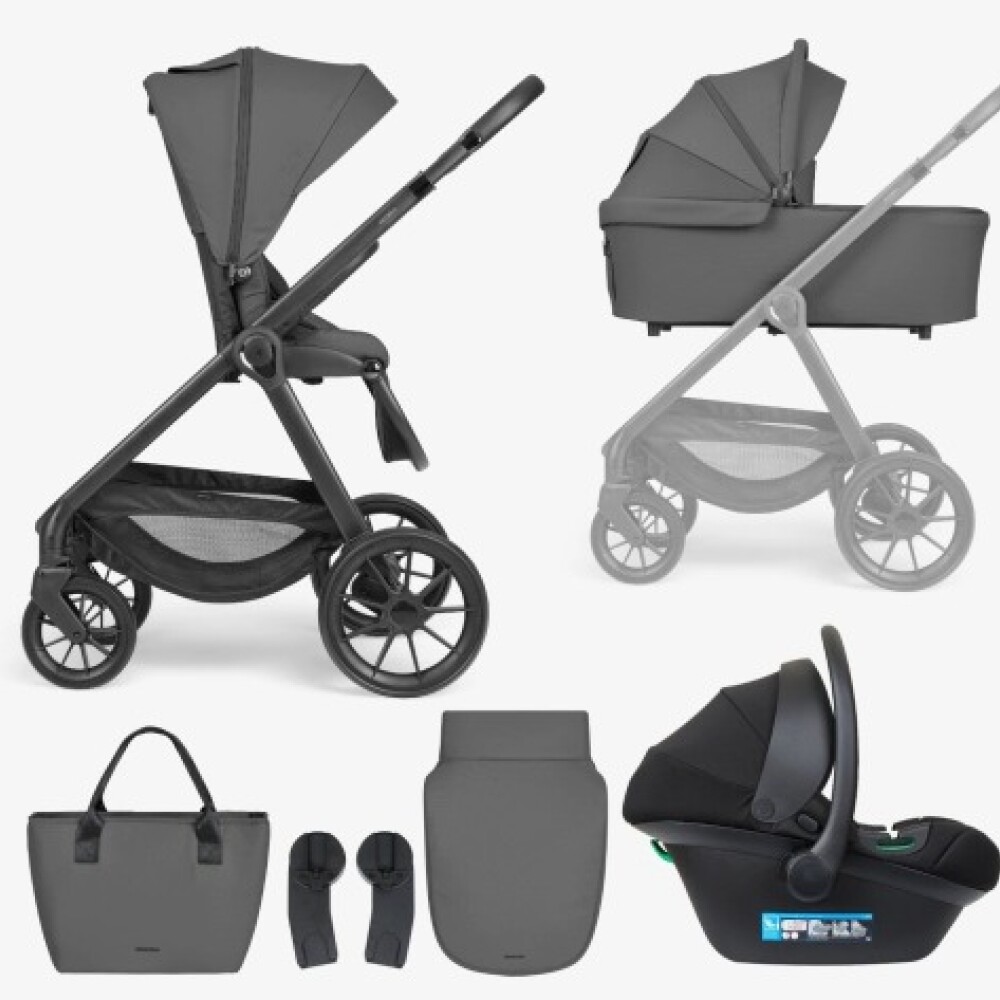 Travel system 4 en 1 MODENA gris KIKKABOO Travel system 4 en 1 MODENA gris KIKKABOO