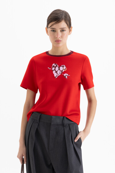 REMERA MARGARITA Rojo