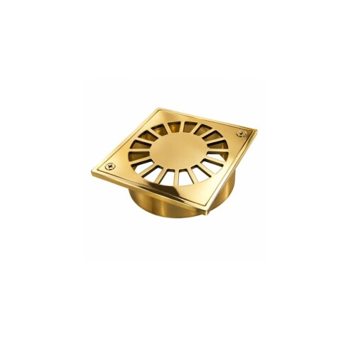 Rejilla bronce pulido con base reja 10x10 cm Rejilla Bronce Pulido Con Base Reja 10x10 Cm