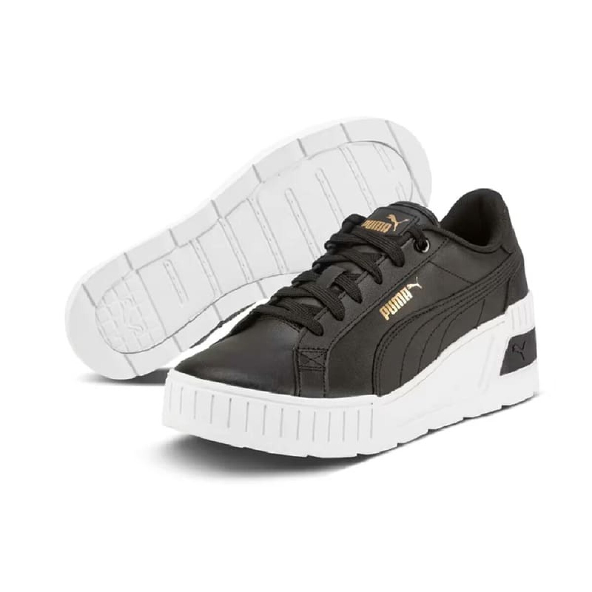 Championes Puma Karmen Wedge de Mujer - 390985 01 - Negro-blanco 