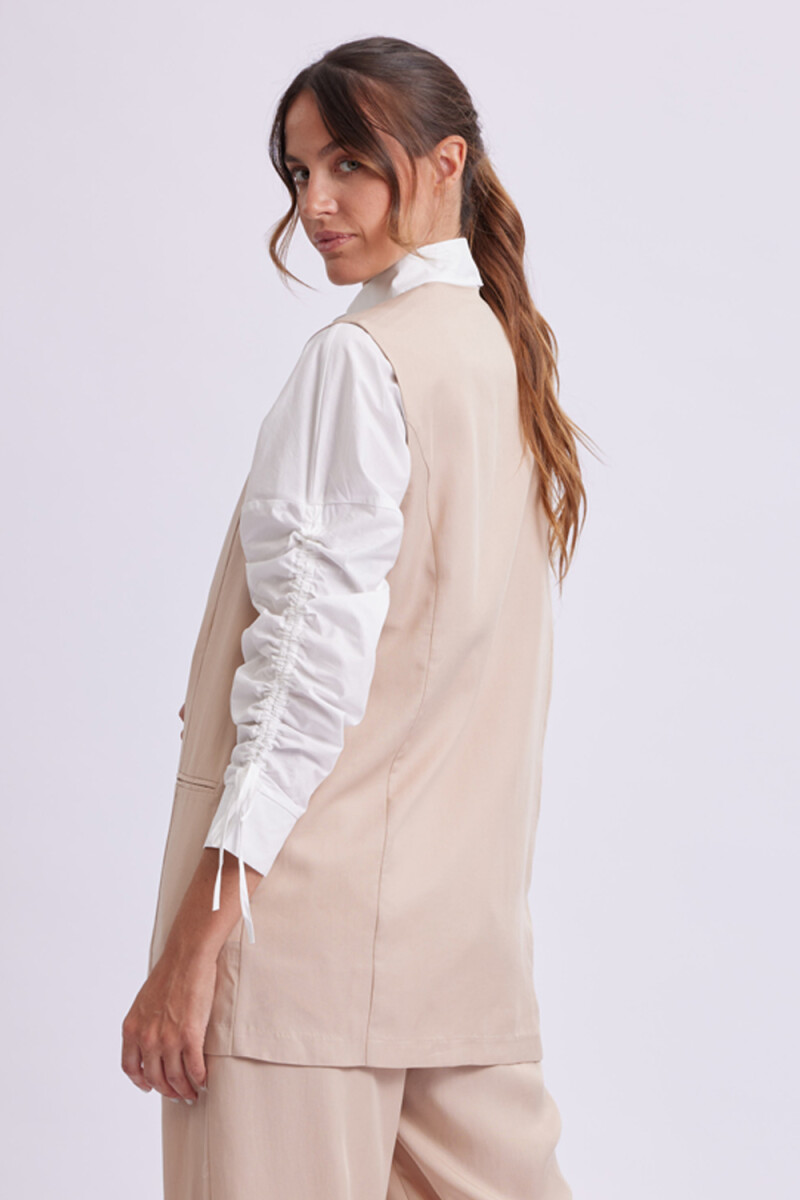 Chaleco formal Beige