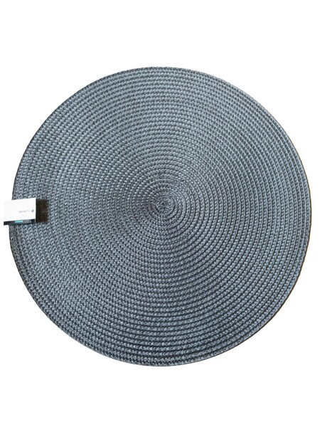 INDIVIDUAL TEJIDO CIRCULAR D38CM GRIS INDIVIDUAL TEJIDO CIRCULAR D38CM GRIS