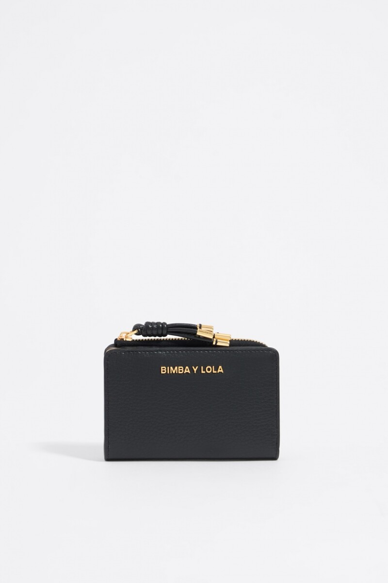 CARTERA PIEL Negro