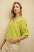 BLUSA MONTOYA Verde Manzana